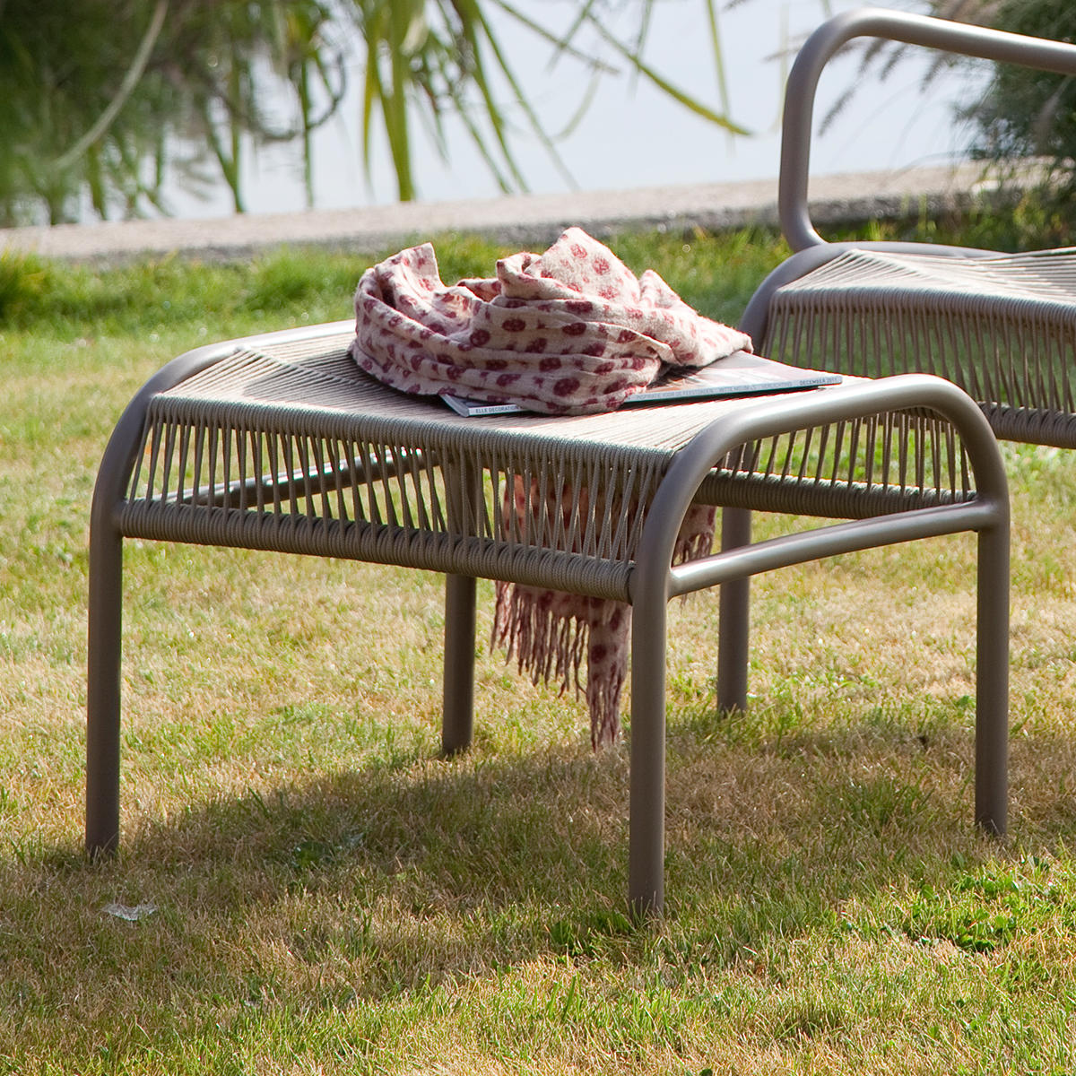 Outdoor furniture on sale with footrest