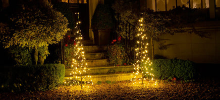 Outdoor 3D Xmas Shapes with Lights