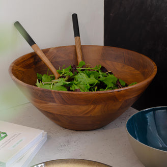 Mango Wood Serving Bowl