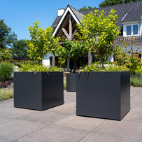 Aluminium Box Square Garden Planters