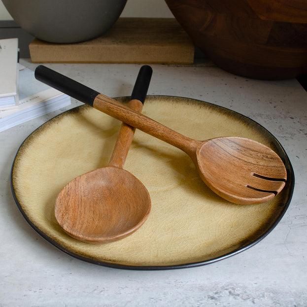 Scandi Wooden Salad Servers