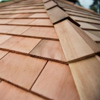 Furnished Cedar Tiled Roof Hexagonal 4m Gazebo