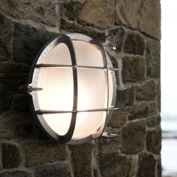 Polperro Round Bulk Head Outdoor Lights