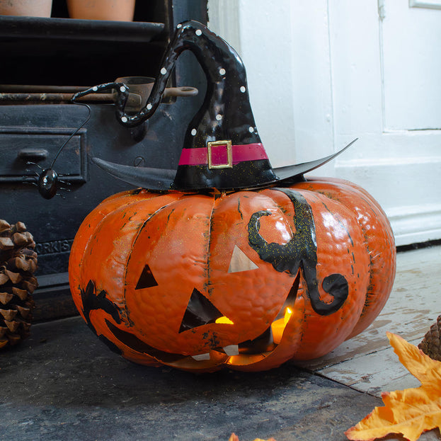 Jack-O-Lantern Goofy Doorstep Decoration