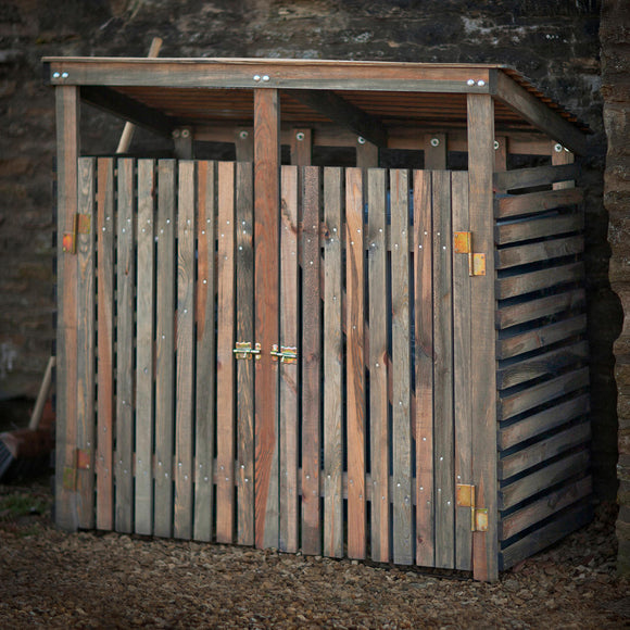 Double Wheelie Bin Store