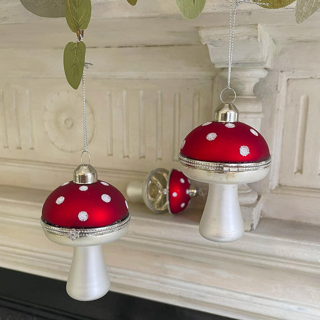 Magical Toadstool Trinket Box Tree Decoration