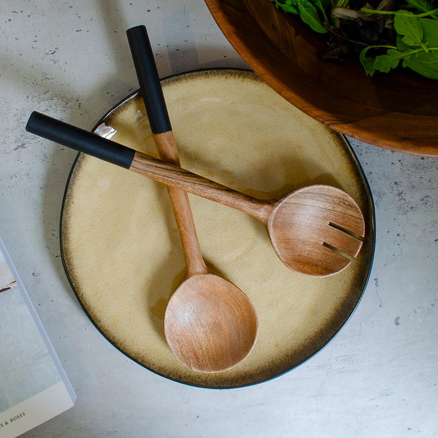 Scandi Wooden Salad Servers