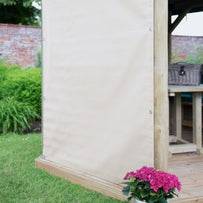 Oval Gazebo Garden Curtains