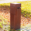 Metal Pillar Letter Boxes with Corner Slot