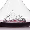 Topographic Mountain Wine Decanter