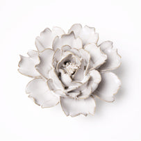 Ceramic Ivory Rose Flower