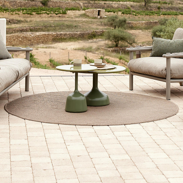 Knit Round Outdoor Rug