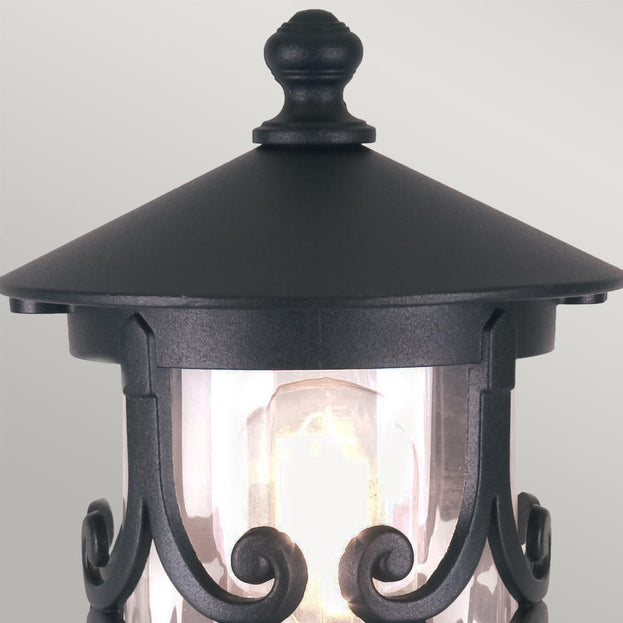 Hereford Scroll Outdoor Pedestal Lantern