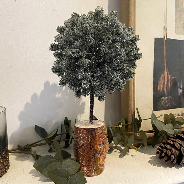 Mini Topiary Spruce Tree Decoration