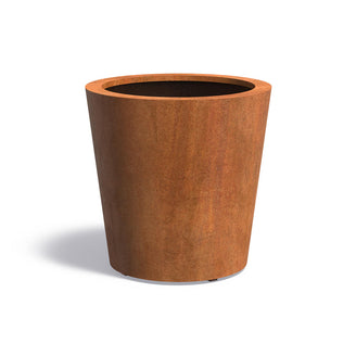 Cone Corten Steel Planters