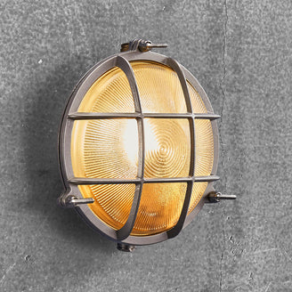 Polperro Round Bulk Head Outdoor Lights