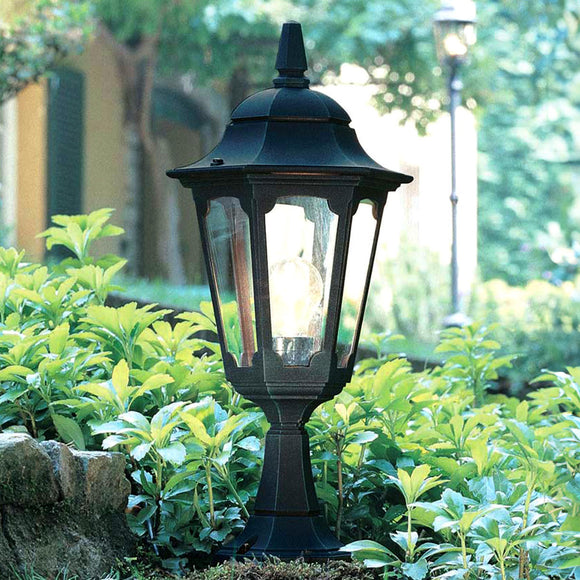 Parish Outdoor Pedestal Lantern