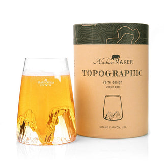 Topographic Mountain Beer Tumbler