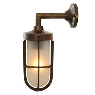 Cladach Brass Well Outdoor Wall Light