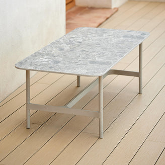 Twist Rectangular Aluminium Coffee Tables