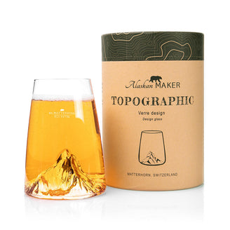 Topographic Mountain Beer Tumbler