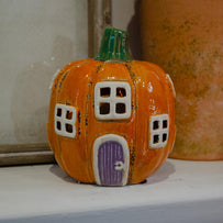 Quirky Pumpkin House Lantern