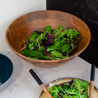 Mango Wood Serving Bowl