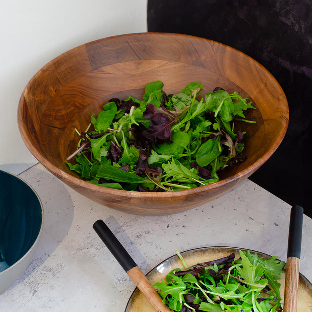 Mango Wood Serving Bowl