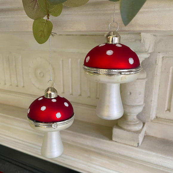 Magical Toadstool Trinket Box Tree Decoration