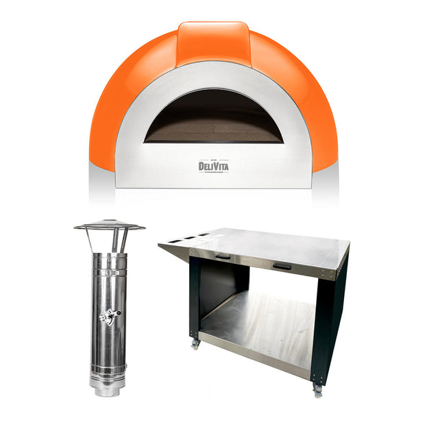 Pro Dual Fuel Pizza Oven with Stand Set