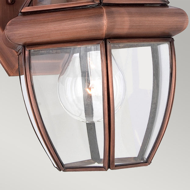 Newbury Copper Wall Lanterns