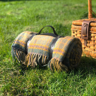 Polo Picnic Rug with Leather Strap