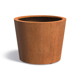 Cone Corten Steel Planters