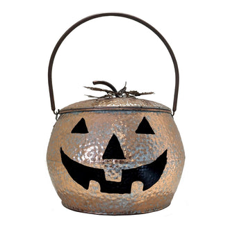 Jack-O-Lantern Trick or Treat Cauldrons