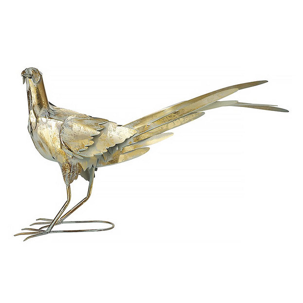 Strutting Gold Metal Pheasant Decorations