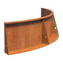 Retaining Walls Corten - Inside Curve