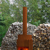 Corten Steel 15.4cm Flue Pipes for Outdoor Stoves