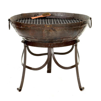 Kadai Firebowl Set with High and Low Stand