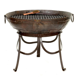 Kadai Firebowl Set with High and Low Stand