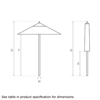 Classic Wood Framed Rectangle Parasols (6610474467388)