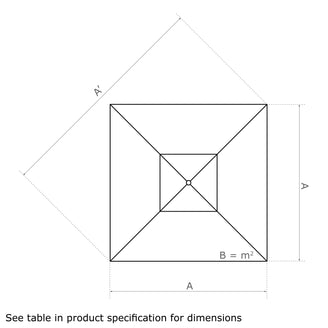 Aluzone 2.8m Square Parasols (6796559876156)
