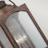 Randhurst Outdoor 3 Light Wall Lantern