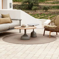 Knit Round Outdoor Rug