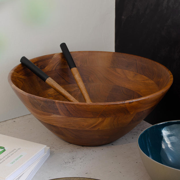 Mango Wood Serving Bowl