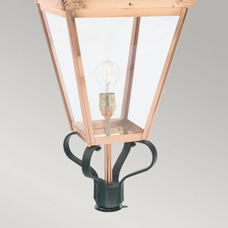 Chelsea Grande Outdoor Pedestal Head Lantern