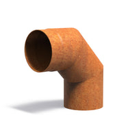 Corten Flue Pipe 90° Bend For Outdoor Stoves