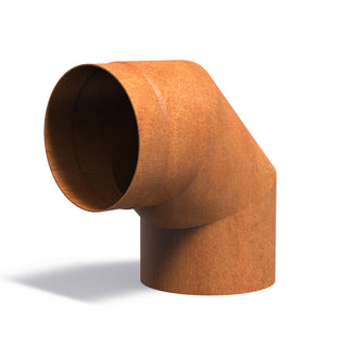 Corten Flue Pipe 90° Bend For Outdoor Stoves