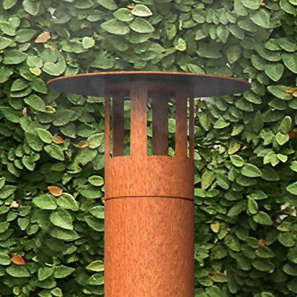 Corten Flue Rain Caps For Outdoor Stoves