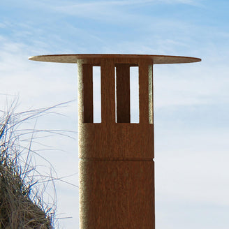 Corten Flue Rain Caps For Outdoor Stoves