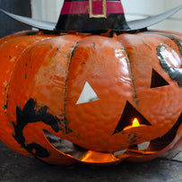 Jack-O-Lantern Goofy Doorstep Decoration